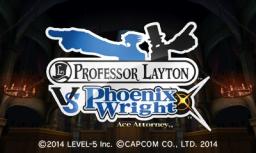 Professor Layton vs. Phoenix Wright: Ace Attorney Title Screen